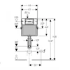 Kép 2/3 - Geberit Basic falsík alatti UP100 típusú öblítőtartály 109.100.00.1