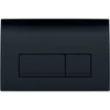 Kép 1/4 - Geberit Delta50 működtetőlap, 2 mennyiséges öblítéshez, Fekete RAL 9005 115.119.DW.1