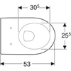 Kép 2/4 - Geberit iCon fali WC, mélyöblítésű, zárt forma, 53cm (204000000)