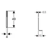 Kép 2/2 - Geberit rögzítőláb Geberit Kombifix WC és bidé szerelőelemekhez 457.888.26.1