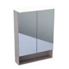 Kép 1/8 - Geberit Acanto tükrös szekrény világítással, két ajtóval 60x83 cm 500.644.00.2