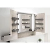 Kép 5/8 - Geberit Acanto tükrös szekrény világítással, két ajtóval 60x83 cm 500.644.00.2