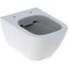 Kép 1/4 - Geberit Smyle Square fali WC, mélyöblítésű, rövidített, zárt forma, Rimfree, 49cm (500.379.01.1)