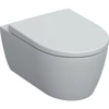 Kép 1/4 - Geberit iCon mélyöblítésű fali WC készlet, zárt forma, Rimfree, WC-ülőkével, Fehér 501.664.00.1
