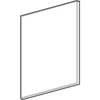 Kép 2/4 - Geberit Selnova Square oldalsó burkolat aszimmetrikus fürdőkádhoz, 46x58x3cm, fényes fehér (554.895.01.1)