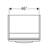 Kép 2/4 - Geberit Selnova alsó szekrény mosdóhoz, egy ajtóval 500.179.01.1