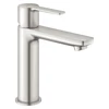Kép 1/2 - Grohe Lineare egykaros mosdócsaptelep S-méret push open, supersteel 23106 DC1 (23106DC1)