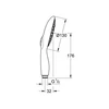 Kép 2/2 - Grohe Power & Soul 130 Kézizuhany, Hard Graphite 27672 A00 (27672A00)