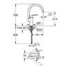 Kép 2/2 - Grohe Eurostyle mosogató csaptelep 30221 002 (30221002)