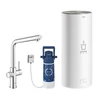 Kép 1/5 - Grohe Red Duo csaptelep és kombi bojler L méret (7 liter), króm 30325001