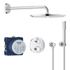 Kép 1/2 - Grohe Grohtherm Rainshower Cosmopolitan 160 falsík alatti zuhanyszett 34731000