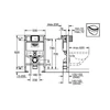 Kép 2/2 - Grohe Rapid SL alacsony beépítésű szerelő elem fali WC-hez 38618 000 (38618000)