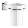 Kép 1/2 - Grohe Grandera pohár tartóval, króm 40626 000 (40626000)