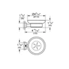 Kép 2/2 - Grohe Essentials Cube fali szappantartó konzollal 40754 001 (40754001)