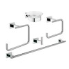 Kép 1/2 - Grohe Essentials Cube 5 in 1 fürdőszobai kiegészítő szett 40758 001 (40758001)
