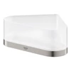 Kép 2/2 - Grohe Selection sarok zuhanytermék tartó, tartókonzollal, matt supersteel 41038DC0