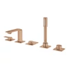 Kép 3/4 - Grohe Allure 5-lyukas, kádkombináció brushed warm sunset 25221DL1