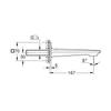 Kép 5/5 - Grohe Allure Kádkifolyó, 3/4″ 13264001
