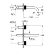 Kép 4/4 - Grohe Atrio Private Collection 3-lyukas mosdócsaptelep M-Size 20589000