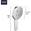 Kép 4/4 - Grohe Rainshower SmartActive 130 Kézizuhany, 3 féle vízsugárral 26545EN0