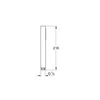 Kép 4/4 - Grohe Rainshower Aqua Cube Stick Kézizuhany, 1 féle vízsugárral 26884000