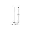 Kép 4/4 - Grohe Rainshower Aqua Cube Stick Kézizuhany, 1 féle vízsugárral 26885DC0