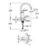 Kép 4/4 - Grohe Start Egykaros mosogatócsap 1/2″ 30469000