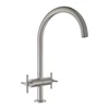 Kép 1/2 - Grohe Atrio Két fogantyús mosogató csaptelep 1/2″ L-es méret 30609DC0