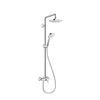 Kép 1/4 - Hansgrohe Croma Select E 180 2jet showerpipe egykaros csapteleppel fehér/króm 27258 400 (27258400)