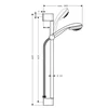 Kép 2/2 - Hansgrohe Crometta 85 Green 27652 000 zuhanyszett (27652000)