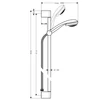 Kép 2/2 - Hansgrohe Crometta 85 Vario/Unica’Crometta zuhanyszett 0,90 m 27762 000 (27762000)