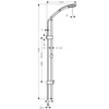 Kép 2/2 - Hansgrohe Croma 100 Multi/Unica’Reno Lift zuhanyszett 1,05 m 27791 000 (27791000)
