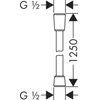 Kép 2/2 - Hansgrohe Isiflex fehér zuhanycső 1,25 m 28272 450 (28272450)