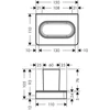 Kép 4/4 - Hansgrohe AXOR Universal fogkefetartó, króm 42834000