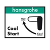 Kép 4/4 - Hansgrohe Novus egykaros mosdócsaptelep 70 CoolStart push-open lefolyóval 71022000