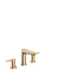 Kép 1/2 - Hansgrohe Talis E 3-lyukú mosdócsaptelep automata lefolyó-garnitúrával szálcsiszolt bronz 71733140