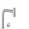 Kép 1/3 - Hansgrohe M7119-H200 2-lyukú egykaros konyhai csaptelep kihúzható kifolyóval, króm 73804000
