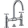 Kép 1/2 - Hansgrohe AXOR Montreux kétkaros felsőhidas mosdócsaptelep, króm 16510000
