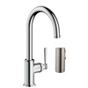 Kép 1/2 - Hansgrohe Axor Montreux mosogató csaptelep, rozsdamentes acél hatású 16580 800 (16580800)