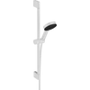 Kép 1/2 - Hansgrohe Pulsify Select S Zuhanyszett 105, 3 jet Relaxation EcoSmart, 65 cm-es zuhanyrúddal matt fehér 24161700