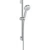 Kép 1/2 - Hansgrohe Crometta 100 Zuhanyszett Vario 65 cm-es zuhanyrúddal fehér/króm 26651400