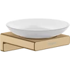 Kép 1/5 - Hansgrohe AddStoris Szappantartó szálcsiszolt bronz 41746140