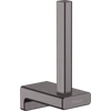 Kép 1/2 - Hansgrohe AddStoris WC papír tartó állvány szálcsiszolt fekete/króm 41756340