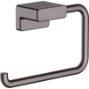 Kép 1/2 - Hansgrohe AddStoris WC papír tartó fedlap nélkül szálcsiszolt fekete/króm 41771340