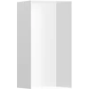 Kép 1/3 - Hansgrohe XtraStoris Minimalistic Falfülke keret nélkül, 300/150/140 matt fehér 56076700