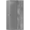 Kép 1/2 - Hansgrohe XtraStoris Rock Falfülke cserélhető ajtóval, 300/150/100 rozsdamentes acél 56082800