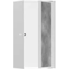 Kép 1/2 - Hansgrohe XtraStoris Rock Falfülke cserélhető ajtóval, 300/150/140 matt fehér 56088700