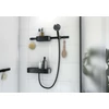 Kép 2/3 - Hansgrohe WallStoris Szett kézizuhany 105, 3 jet EcoSmart Activation, termosztát, zuhanyrúd 70cm, tároló szett, matt fekete 24250670
