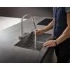 Kép 2/4 - Hansgrohe Aquno Select M81 konyhai csaptelep 170, kihúzható kifolyóval, rozsdamentes acél hatású 73837800