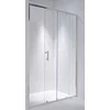 Kép 1/2 - JIKA CUBITO zuhanyajtó, 120x195 cm, 1 eltolható és 1 fix rész, átlátszó üveg H2422440026681